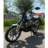 Super Soco TSX Elektrische bromfiets Silver Black 45km