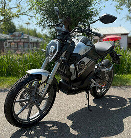 Super Soco Super Soco TSX Elektrische bromfiets Silver Black 45km