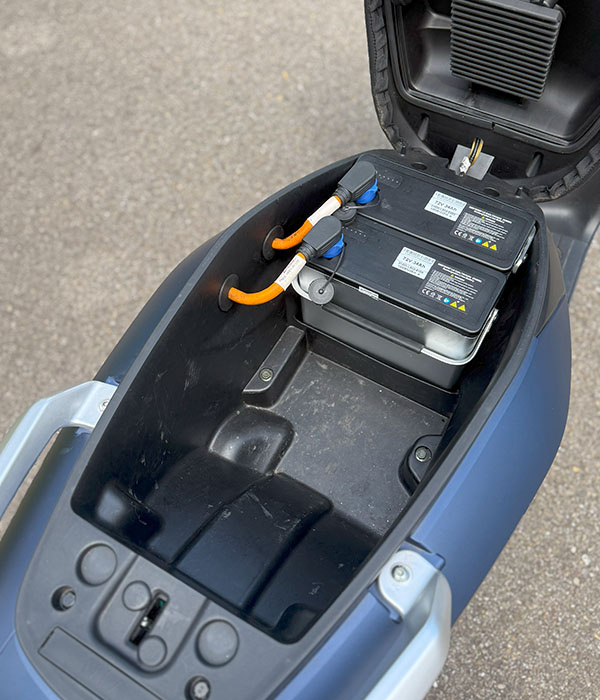 IVA NCE Pro Matblauw Long Range 90km/u Motorscooter 2023