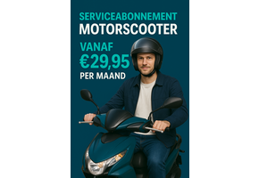 Motorscooter - Service Abonnement per maand motorscooter