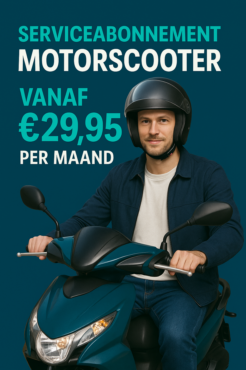 Motorscooter - Service Abonnement per maand motorscooter