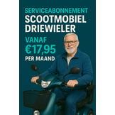Scootmobiel - Service Abonnement per maand scootmobiel driewieler