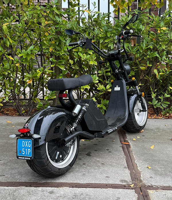 luqi HL 3.0 25km/u Chopper elektrische Zwart 2020 Opknapper