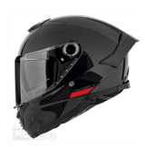 Scooterhelm integraal glanzend zwart