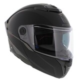 Scooterhelm systeem glanzend zwart