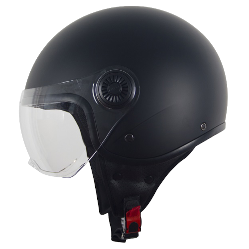 Scooterhelm Jet Matzwart Urban