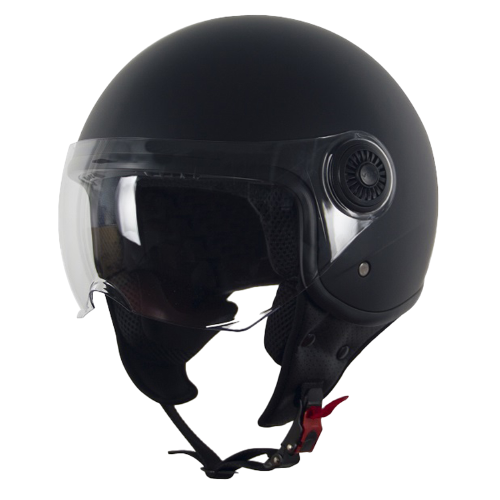 Scooterhelm Jet Matzwart Urban
