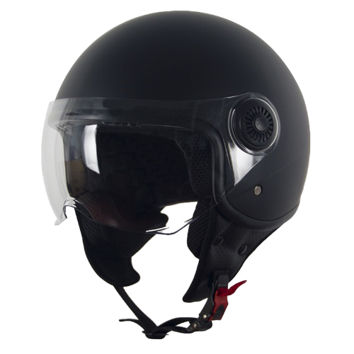 Scooterhelm Jet Matzwart Urban