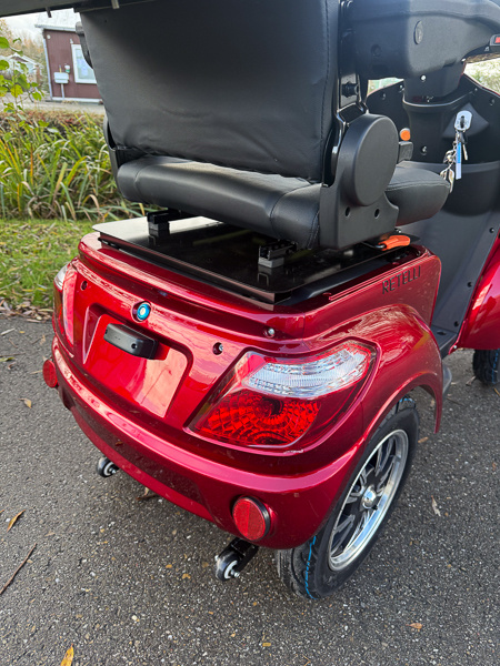 Retelli Liberta 4-wiel scootmobiel Rood 2025