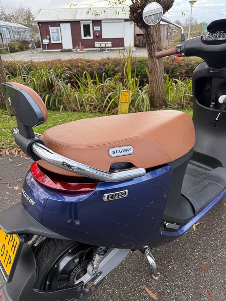 Segway E125S 45km/u Atlantic Blue Glans 2023