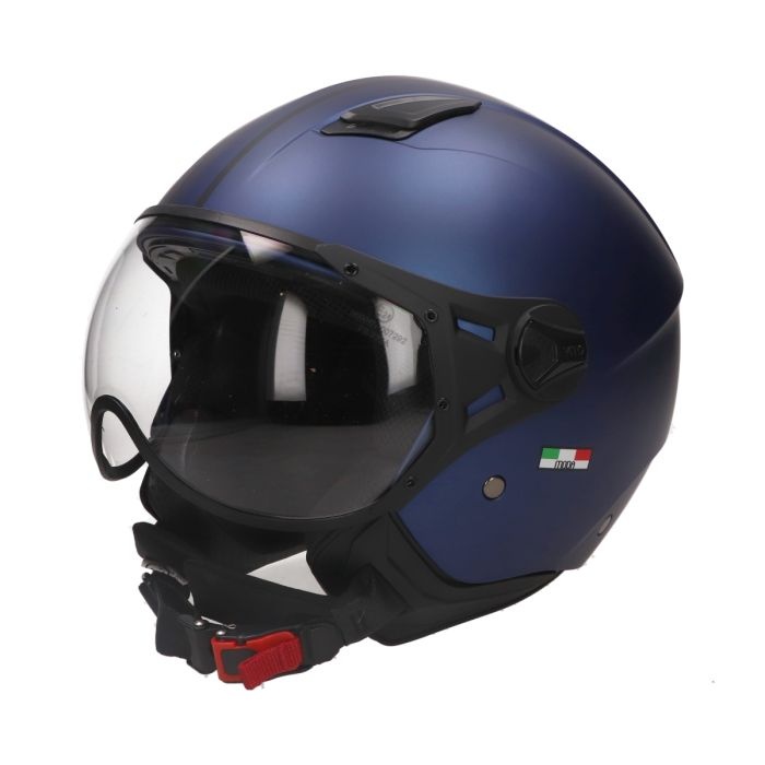 Helm L vito jet moda mat blauw