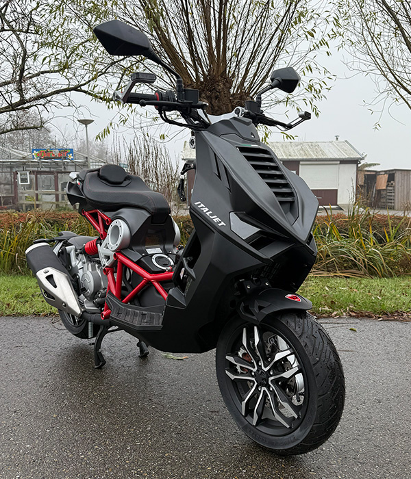 Italjet Dragster Nero Rosso 200 2025