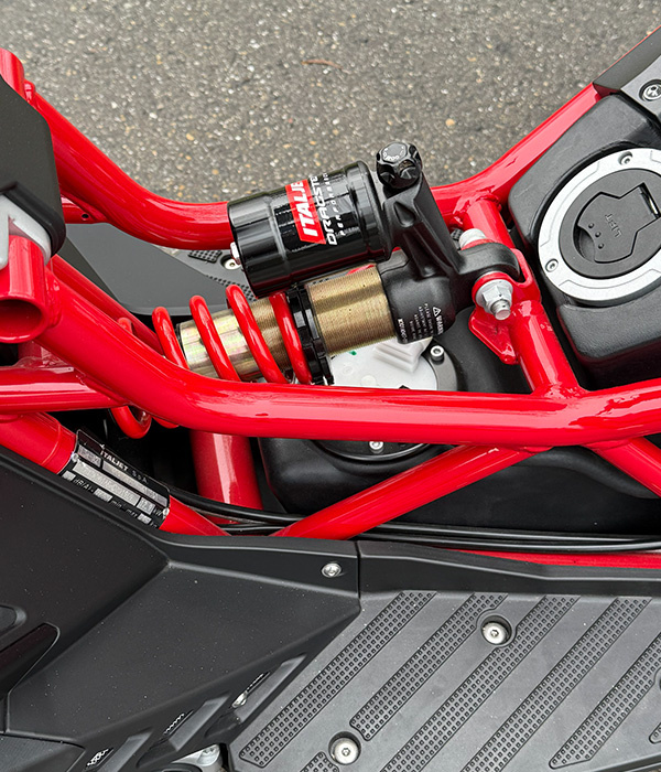 Italjet Dragster Nero Rosso 200 2025