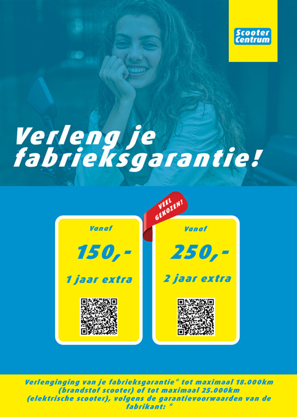 Scootmobiel - Verleng je fabrieksgarantie