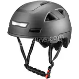 Snorscooter Helm E-Light matzwart zonder vizier (goedgekeurd)