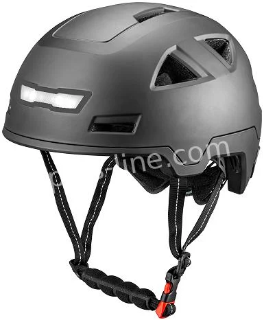 Snorscooter Helm E-Light matzwart zonder vizier (goedgekeurd)