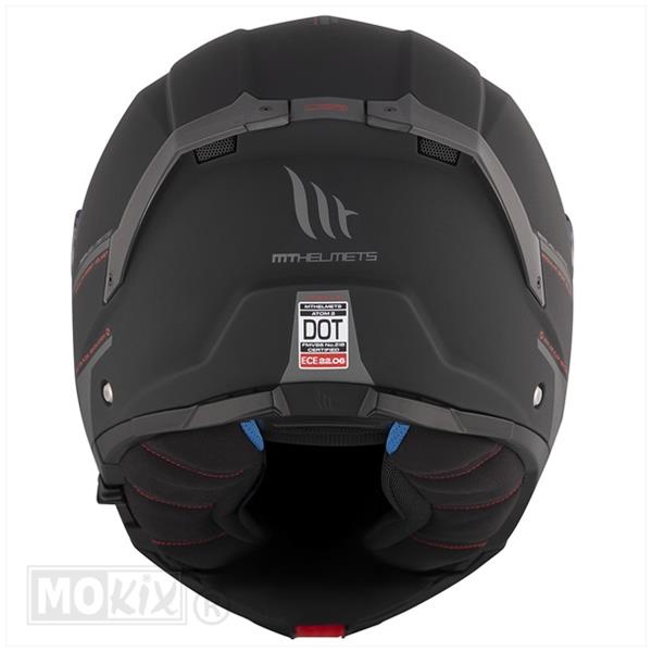 MT Atom SV Systeemhelm Matzwart