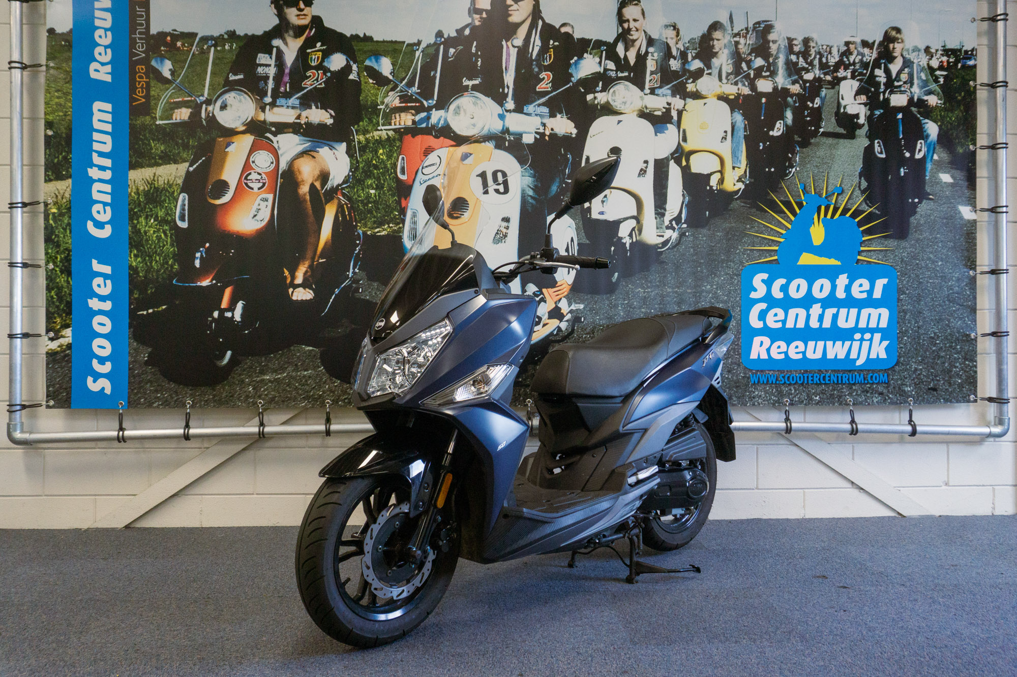 Sym Jet 14 45km/u Matblauw - 2025