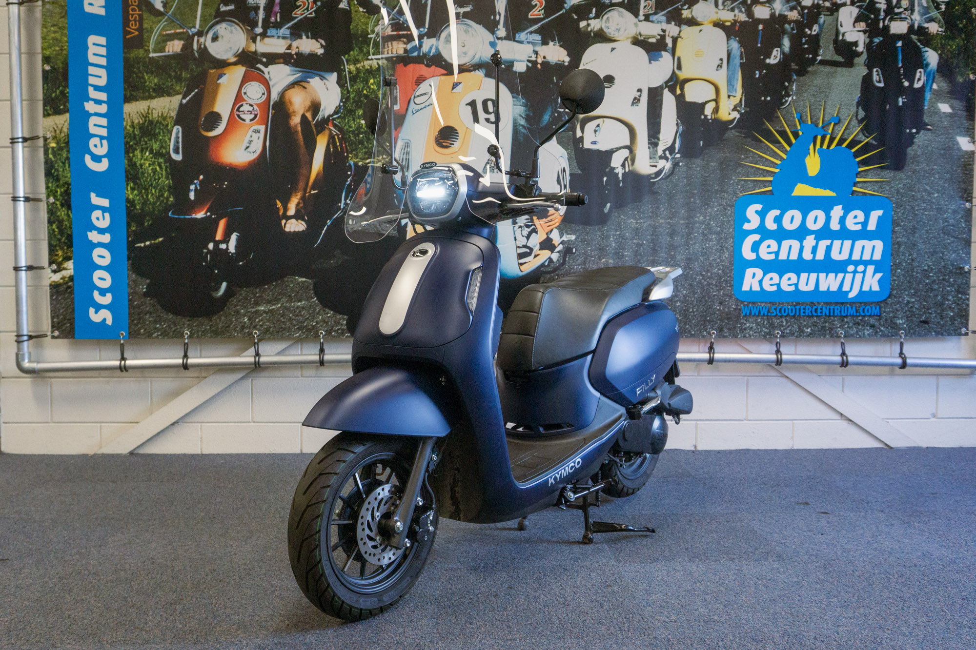 Kymco Filly 45km/u Matblauw - 2026
