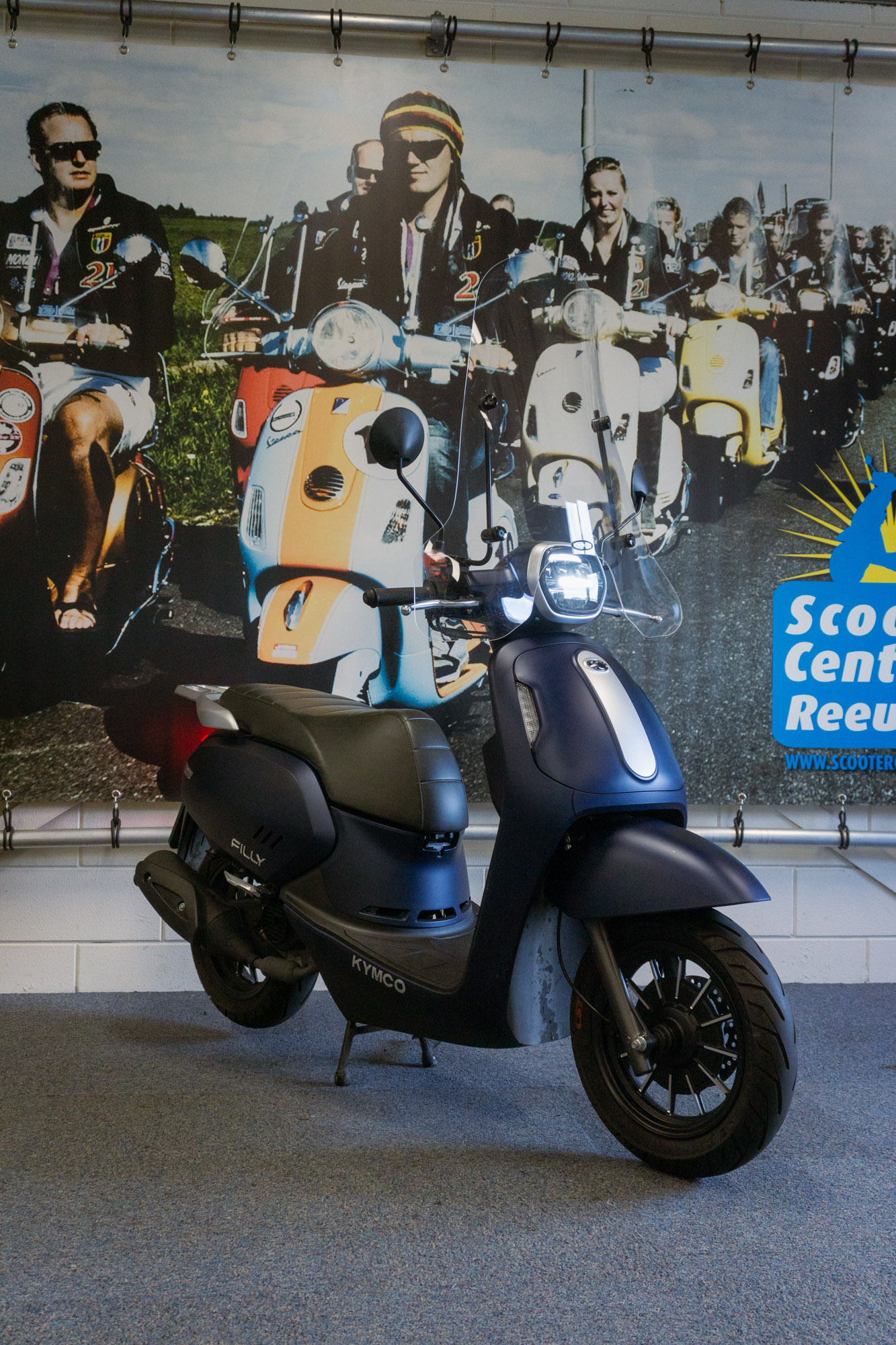 Kymco Filly 45km/u Matblauw - 2026