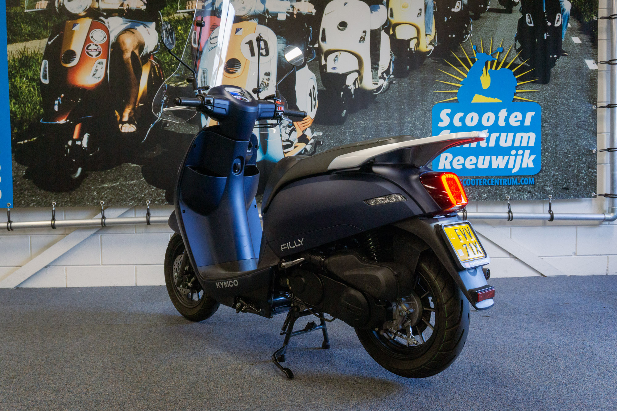 Kymco Filly 45km/u Matblauw - 2026