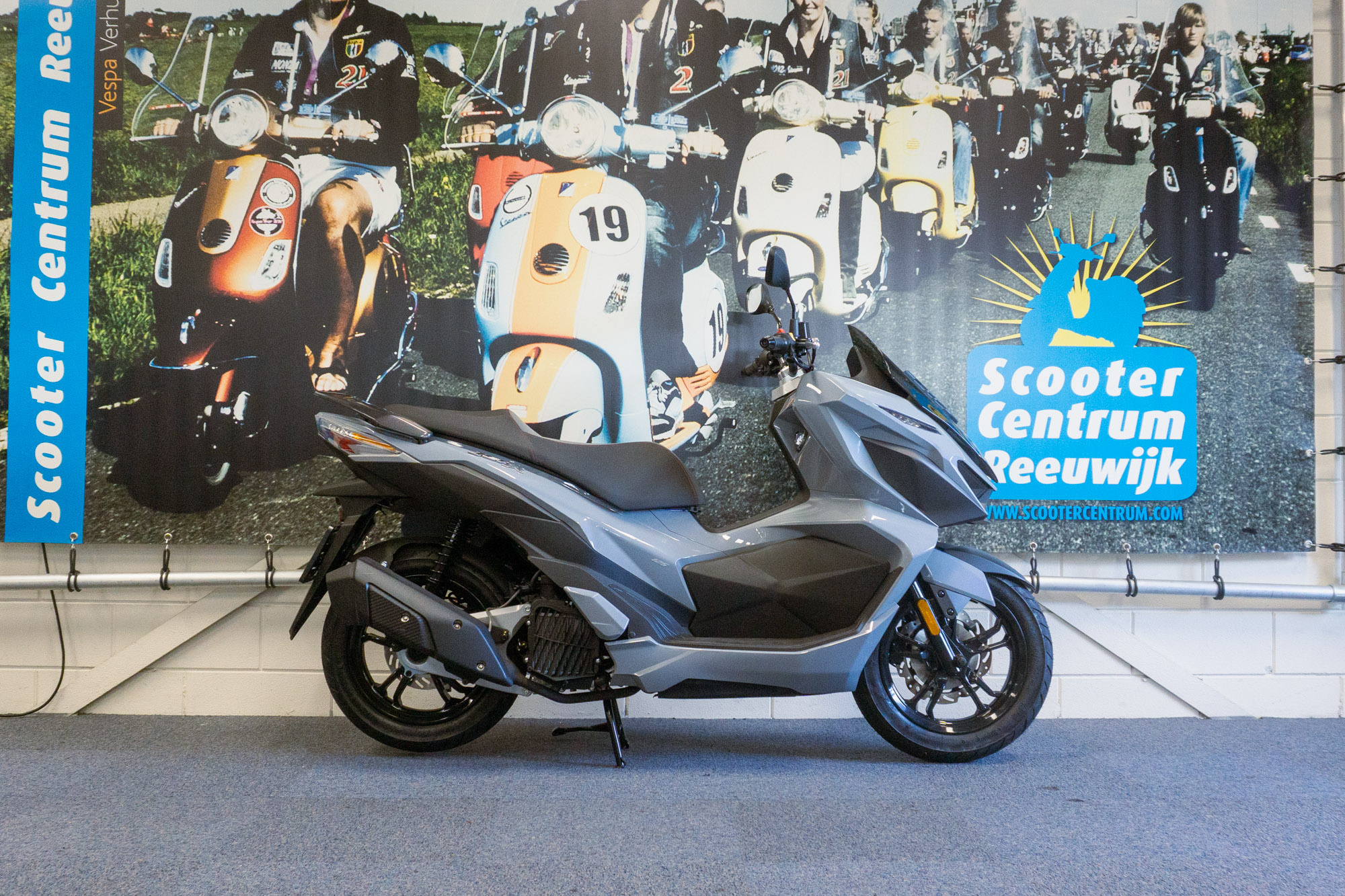 Sym Jet X 125cc LC ABS motorscooter - Rich Grey