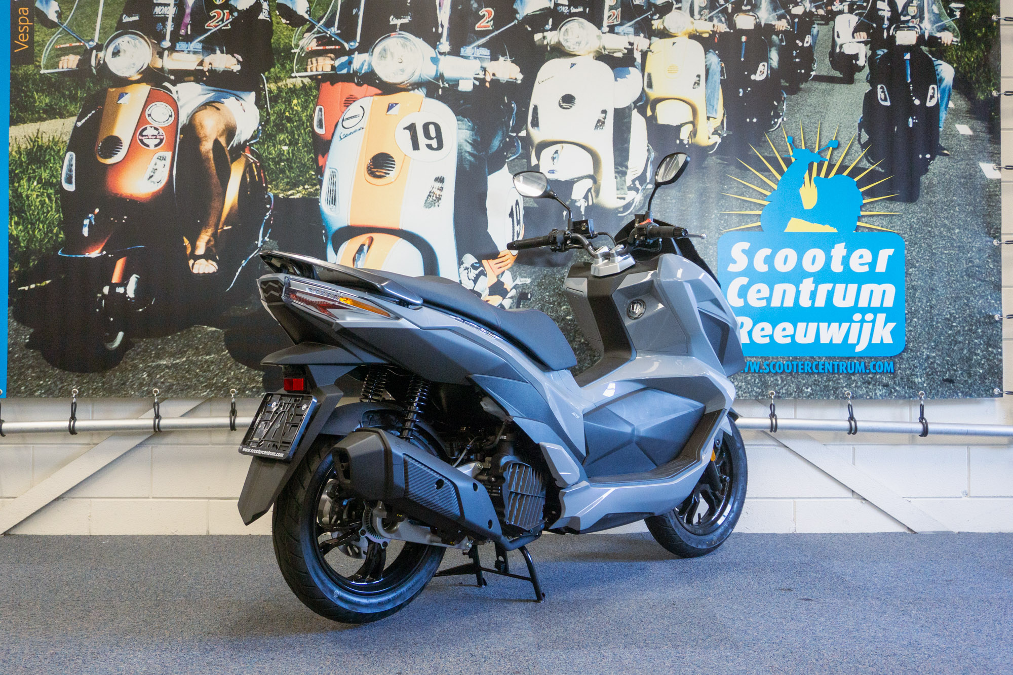 Sym Jet X 125cc LC ABS motorscooter - Rich Grey