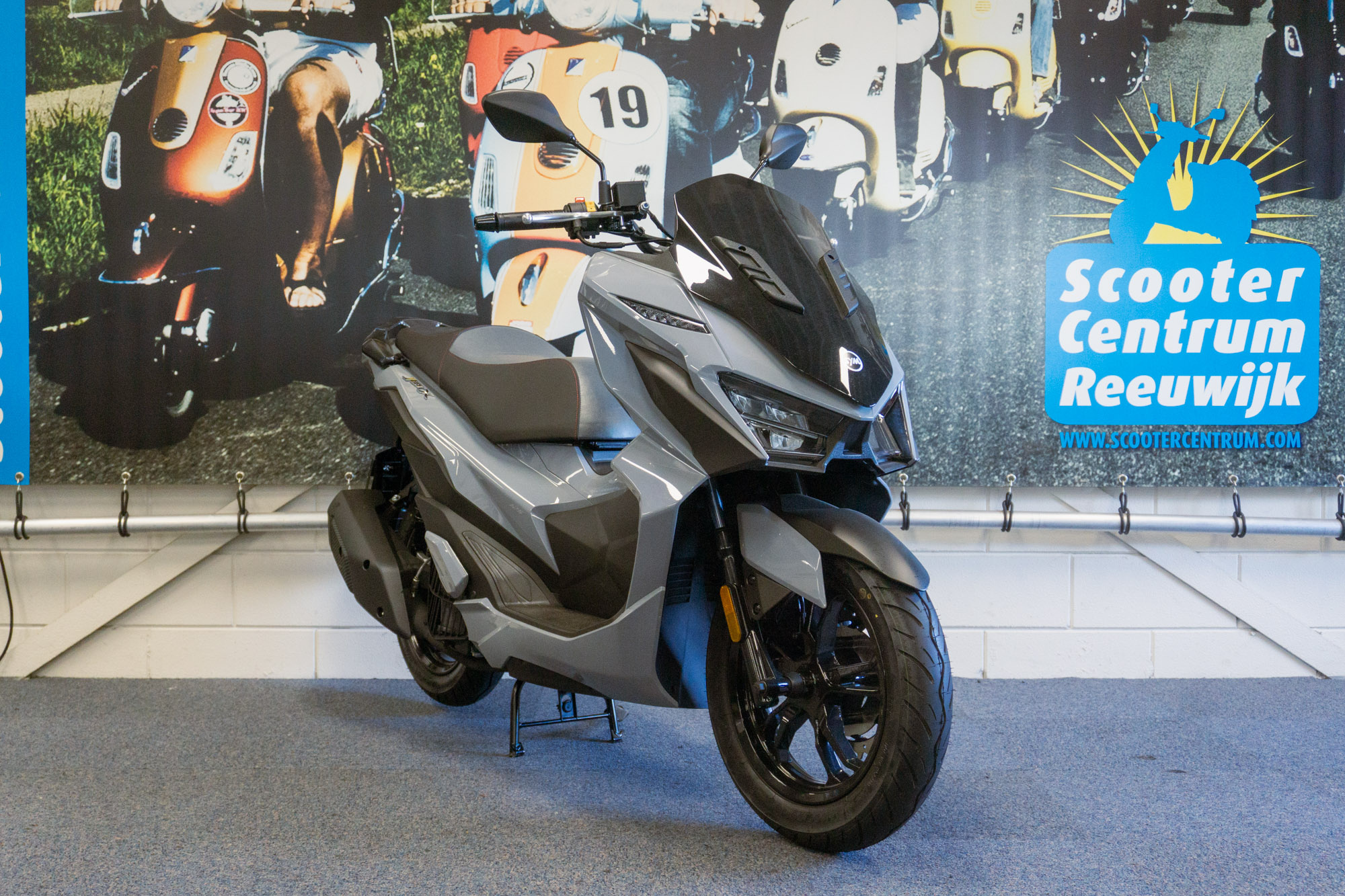 Sym Jet X 125cc LC ABS motorscooter - Rich Grey
