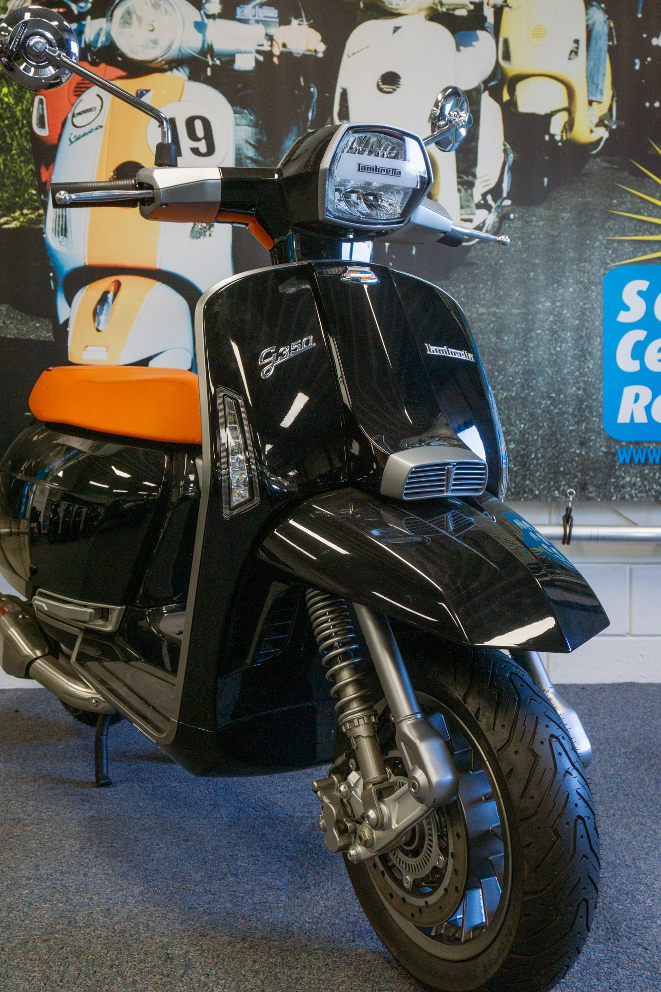 Lambretta G Series G350 Black Euro 5 330cc - Motorscooter
