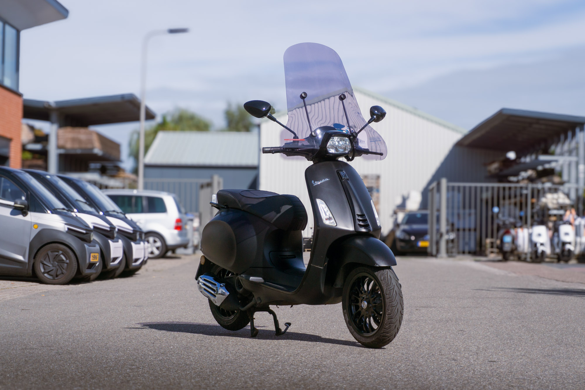 Piaggio Vespa Sprint Matzwart 25km/u - 2018