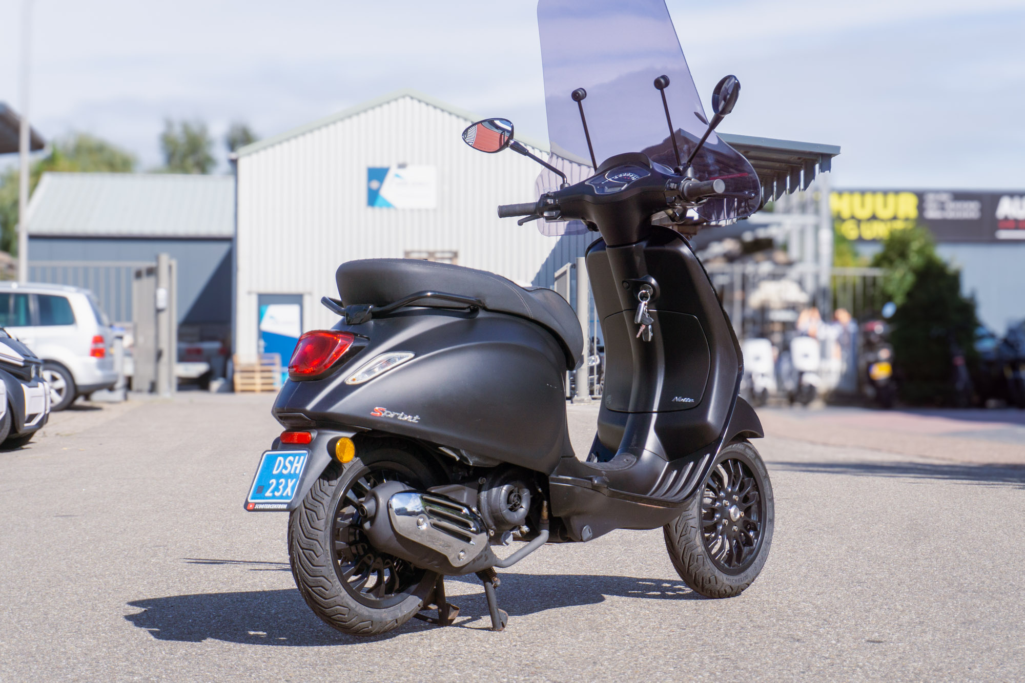 Piaggio Vespa Sprint Matzwart 25km/u - 2018