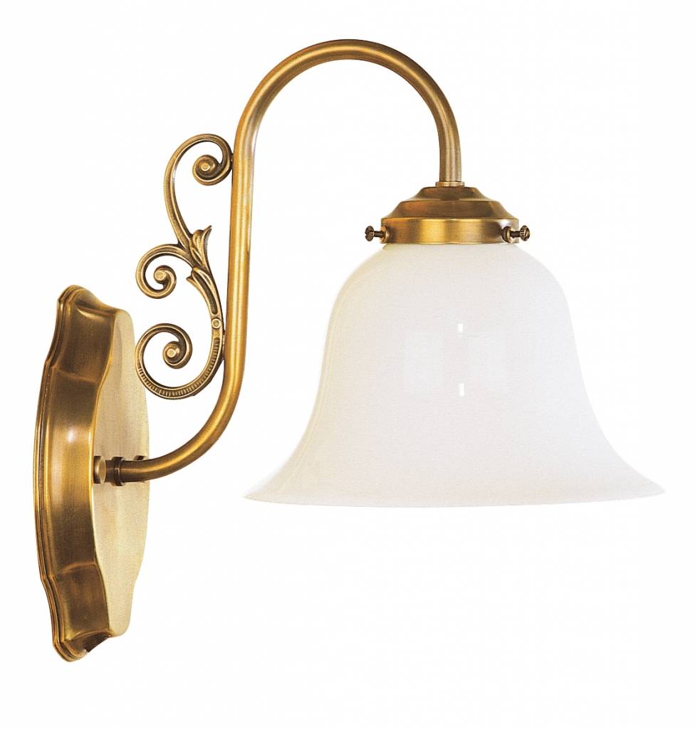 Wandlampe Jugendstil Antik Messing Luxina Licht