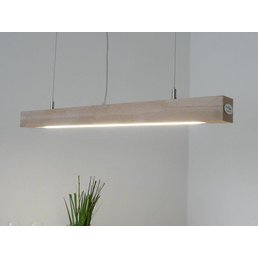 Suspension LED en bois de hêtre ~ 80 cm