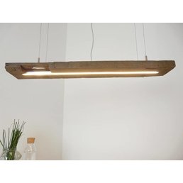 Rustikale Holzbalken-Lampen kaufen im Online-Shop von Luxina Licht