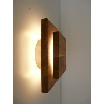Wall lamp wood oak oiled