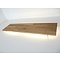XL Led wall lamp oiled oak ~ 160 cm