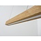 Suspension LED bois chêne huilé avec éclairage supérieur / inférieur ~ 80 cm