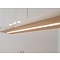Lampe à suspension en bois de hêtre avec éclairage supérieur et inférieur ~ 196 cm