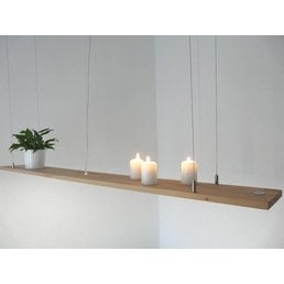 Dining table lamp wood beech ~ 196 cm