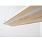 Hanging lamp light beech wood, double Led line ~ 100 cm