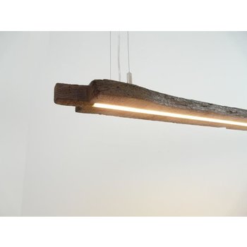 LED Lampe Hängeleuchte Holz antik Balken ~ 107cm