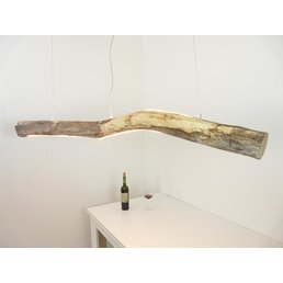 LED driftwood lamp with upper and lower light ~ 165 cm
