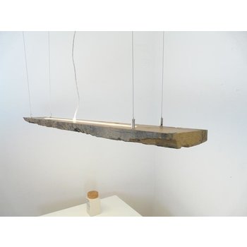 massive Led hanging lamp made of antique beams ~ 142 cm
