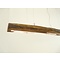 Hanging lamp made of antique beams with upper lower light ~ 149 cm