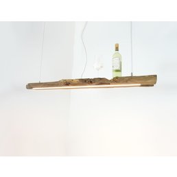 LED lamp hanging lamp wood antique beams ~ 117 cm