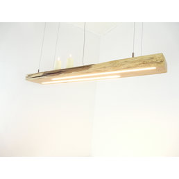 LED Lampe Hängelampe Holz antik Balken ~ 109 cm
