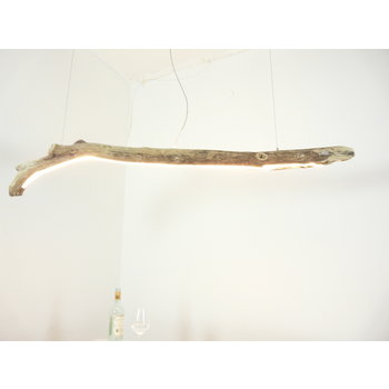 LED Treibholzlampe Hängelampe mit Ober- Unterlicht ~ 168 cm