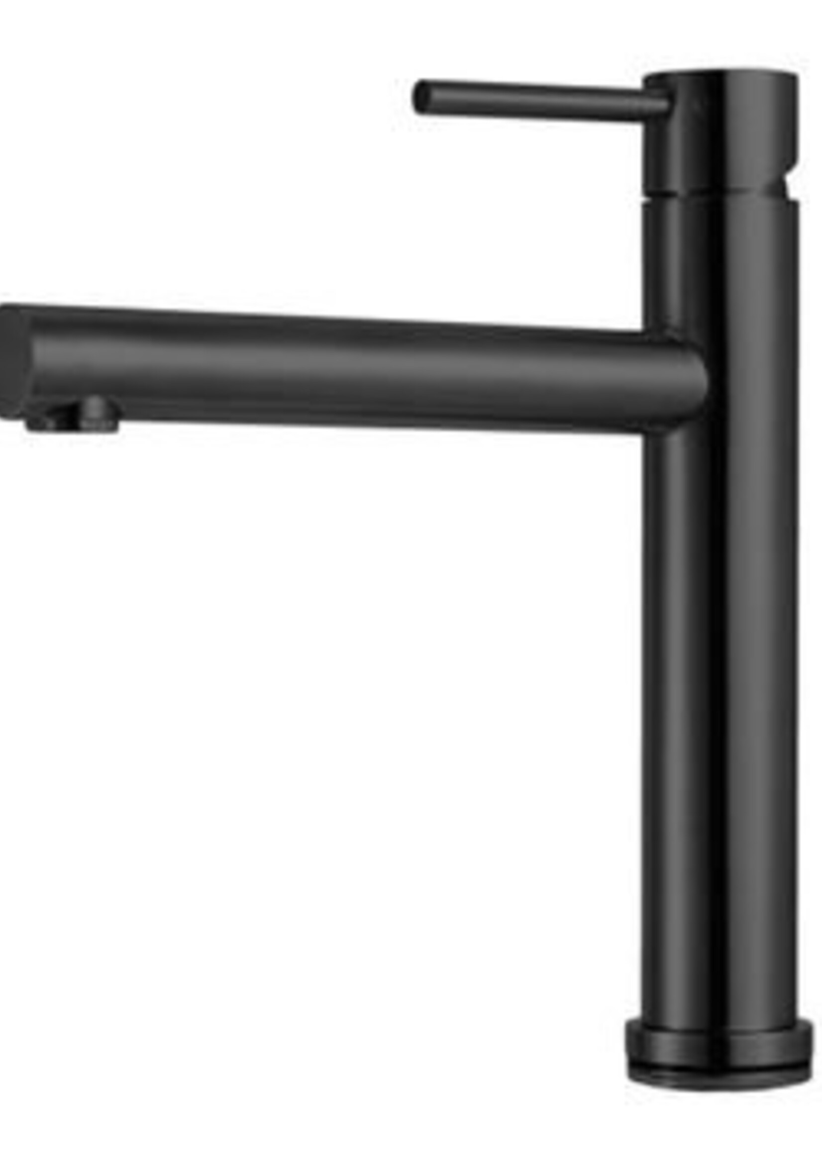 Caressi CA116BK ECO Plus Black Line eenhendel keukenmengkraan waterbesparend