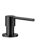 Caressi CA203BK Black Line zeepdispenser voorzien van rvs binnenwerk