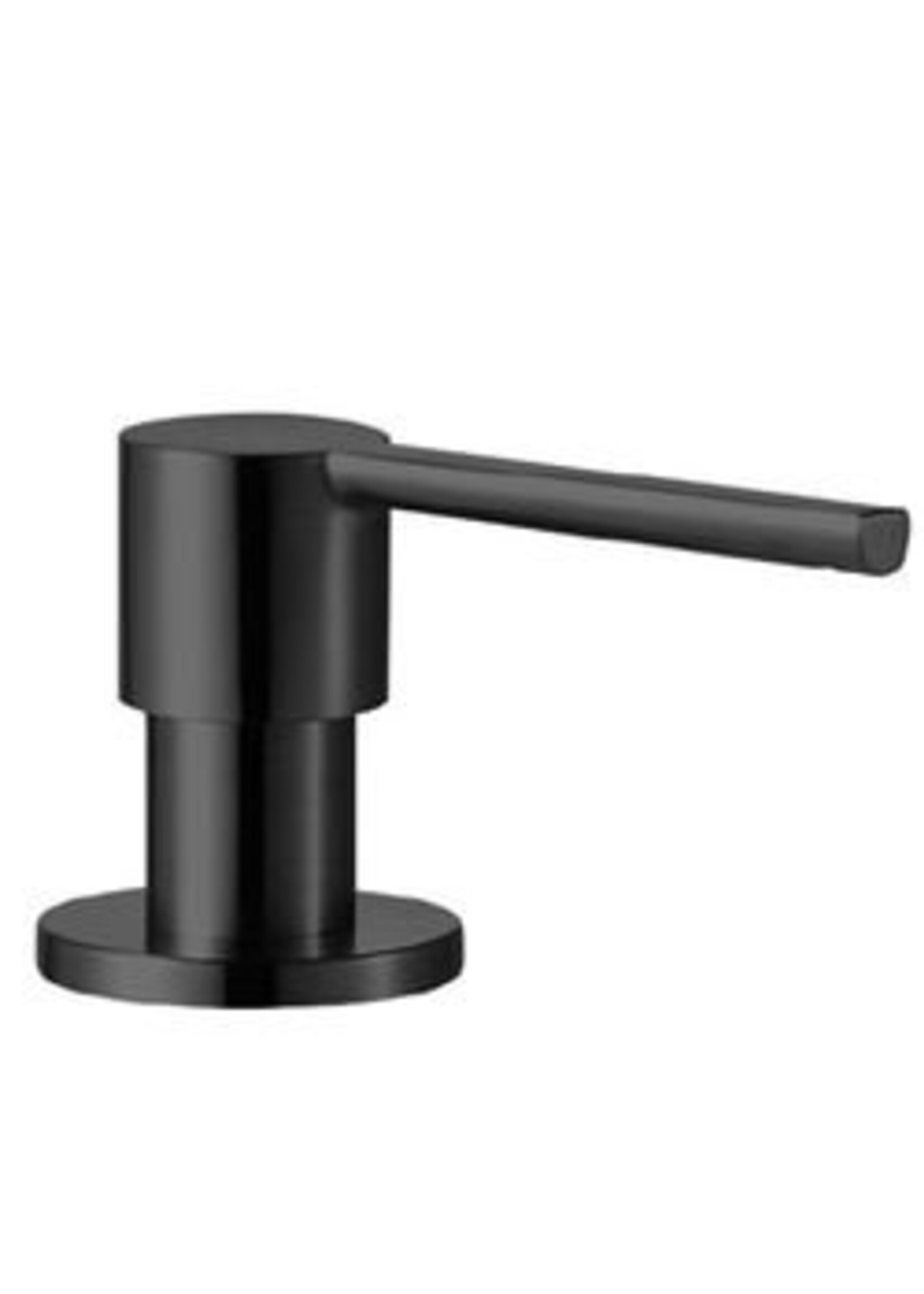 Caressi CA203BK Black Line zeepdispenser voorzien van rvs binnenwerk